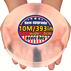 Nano Tape Super Strong Double-Sided Adhesive Tape Transparent Reusable Waterproof Tapes Heat Resistance Bathroom Home Decoration