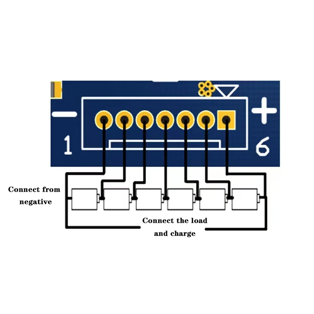 12V 6S 66160 LTO srebrny smok tytanian litu BMS Farad kondensator płyta ochronna obwód równowagi Balance Board 2.7V 16V