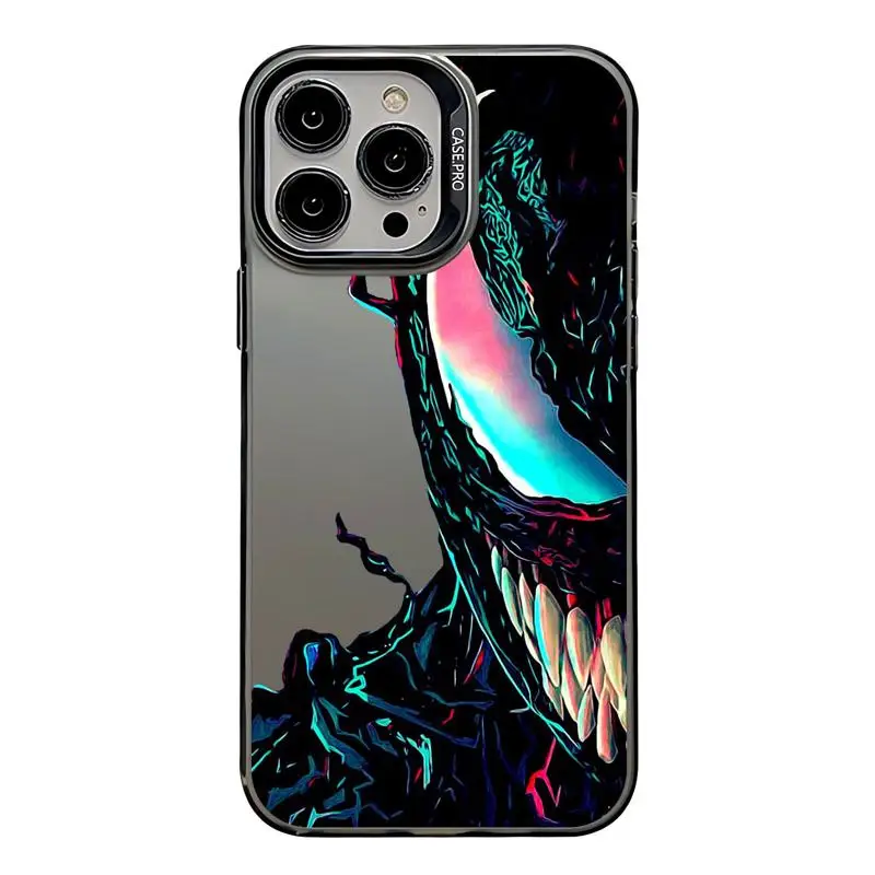 Cool Marvel Venom Colorful Silver Case for Apple iPhone 15 14 13 11 12 13 Pro Max 14 Plus Funda Luxury Back Phone Cover image 4
