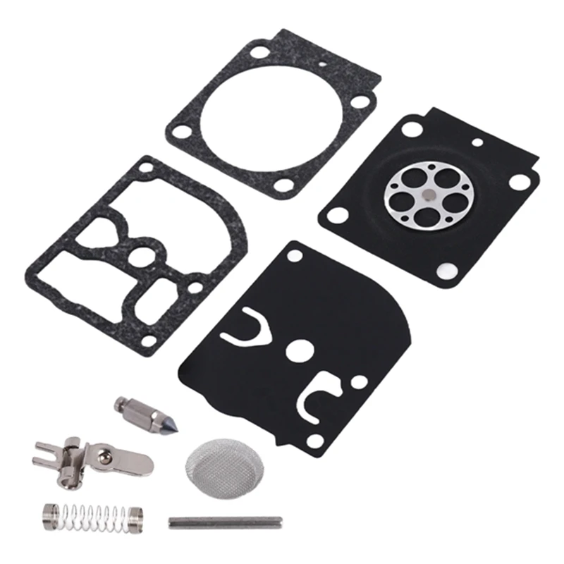 

ABYL 8Set Carburetor Repair Kit Trimmer Parts RB-100 Gasket Diaphragm for Stihl HS45 FS55 FS38 BG45 MM55 4137 Zama C1Q