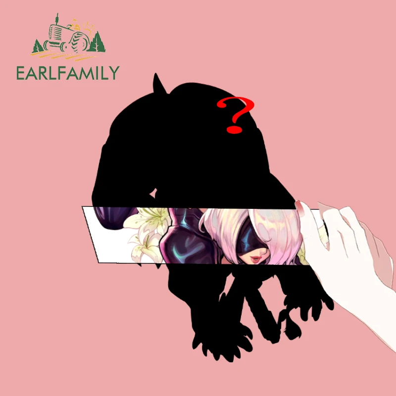 

EARLFAMILY Nier Graffiti Sticker Game Waifu High Quality Fuel Tank Cap Trunk Decals 3D Suitable for ATV Decoration Accessories