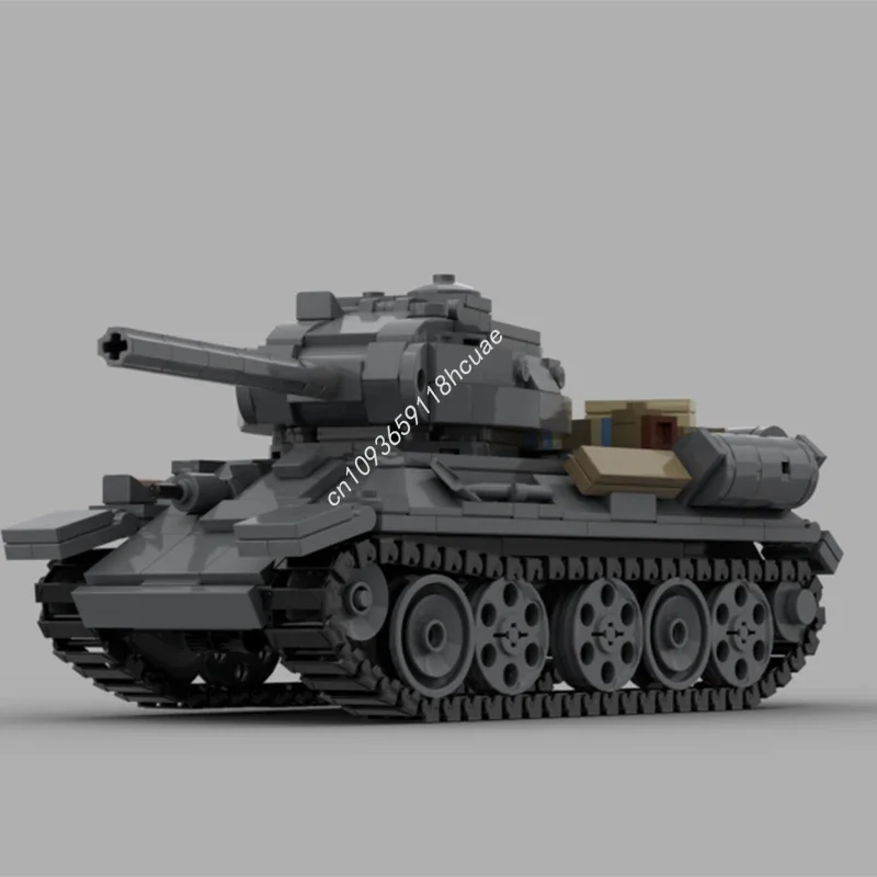 

Набор строительных блоков MOC T34/85 «Советский средний танк» (539 деталей) — идеальный подарок на Рождество, коллекционный набор для демонстрации