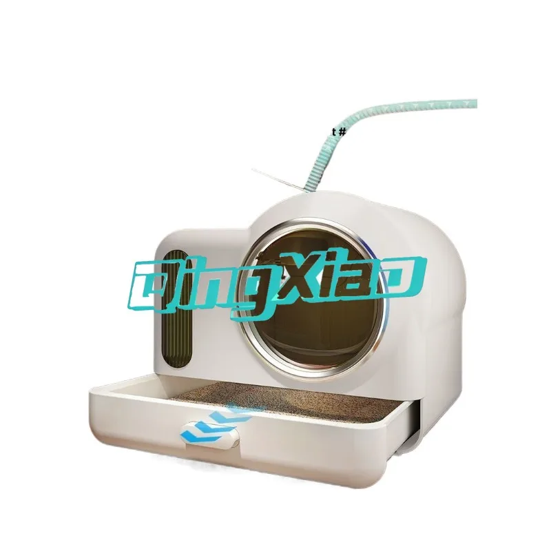 

New Large Capacity Rectangle Air Deodorizing Electric Odor-Proof Waterproof Anti-Splash Fully Enclosed Cat Litter Box for Maine