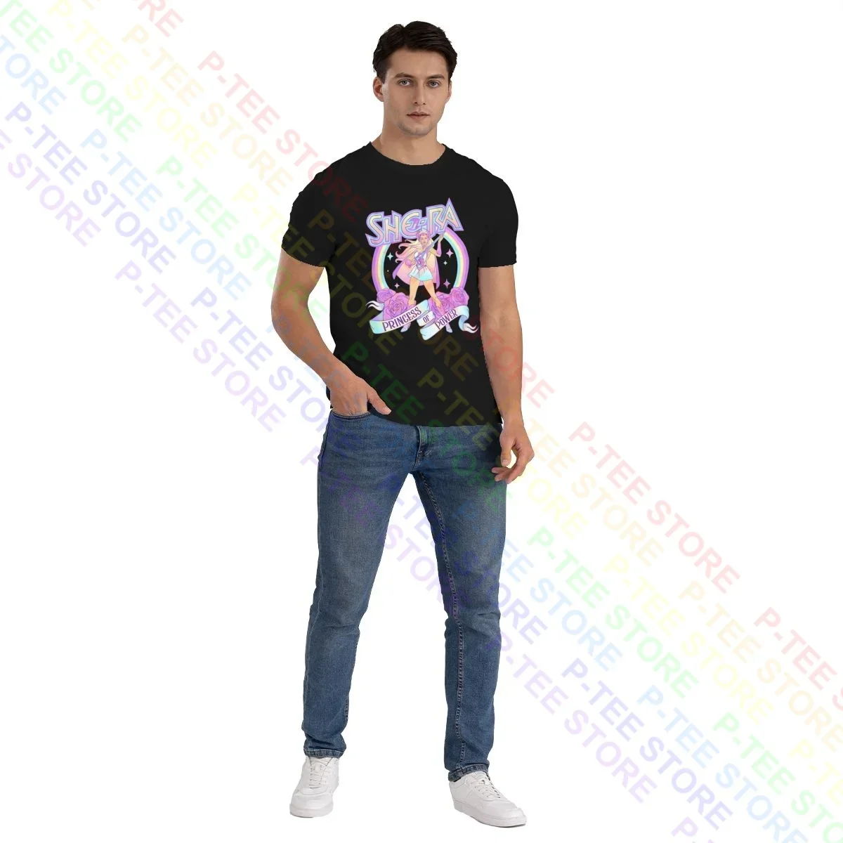 Masters Of The Universe She Ra Princess Of Power Pastel Colors T-shirt Tee Shirt New Vintage