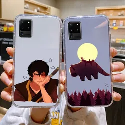 Avatar the Last Airbender Phone Case For Samsung Galaxy A52 A12 A51 S21 Edge S22ULTRA S23 S20LITE Plus ultra Transparent Cover