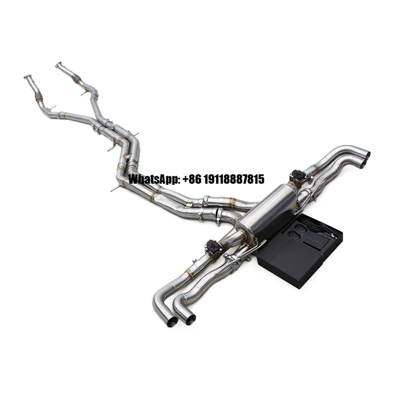 

Custom Turbo Exhaust Muffler for Audi SQ8 4.0T 2018-2024 Sport Car Exhaust System Stainless Steel Pipe with Valve Control