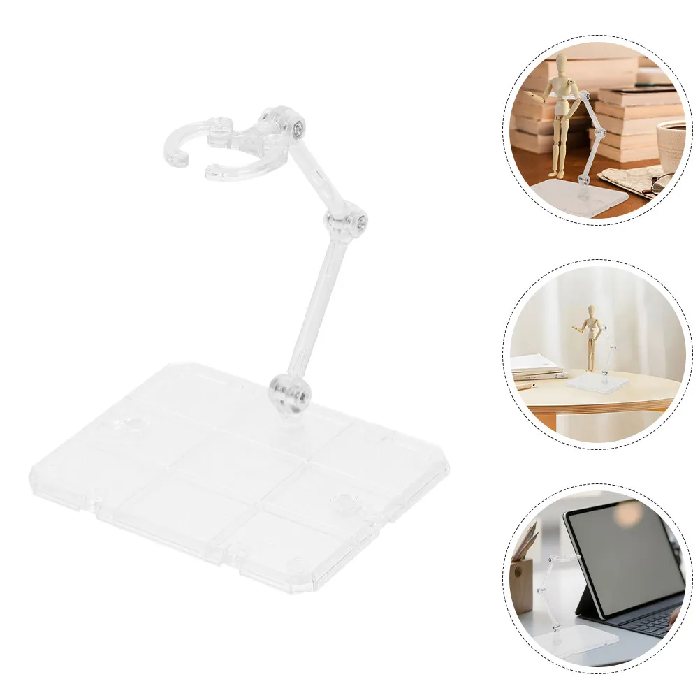 

Набор из 2 регулируемых подставок для фигурок: прозрачные держатели для аниме-фигурок, устойчивые кронштейны для демонстрации