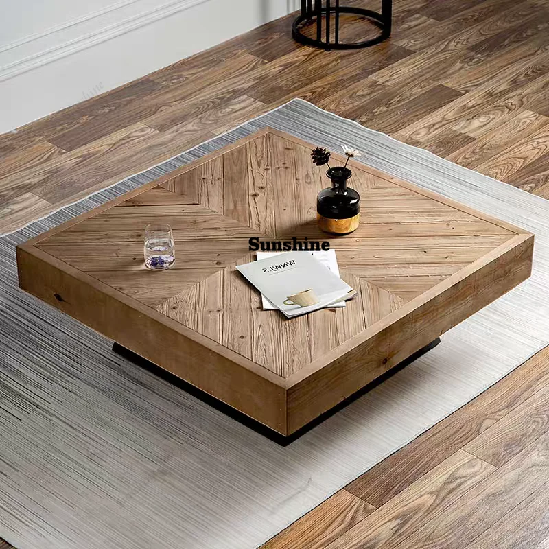 

Wooden Living Room Coffee Tables Nordic Storage Tea Coffee Tables Center Simple Home Furniture Jamuan Minum Teh