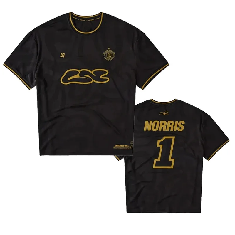 2026 LN1 Lando Norris Stand 3D T-shirt McLaren Racing Track Commemorative Edition Breathable Customizable Signature Fan Top