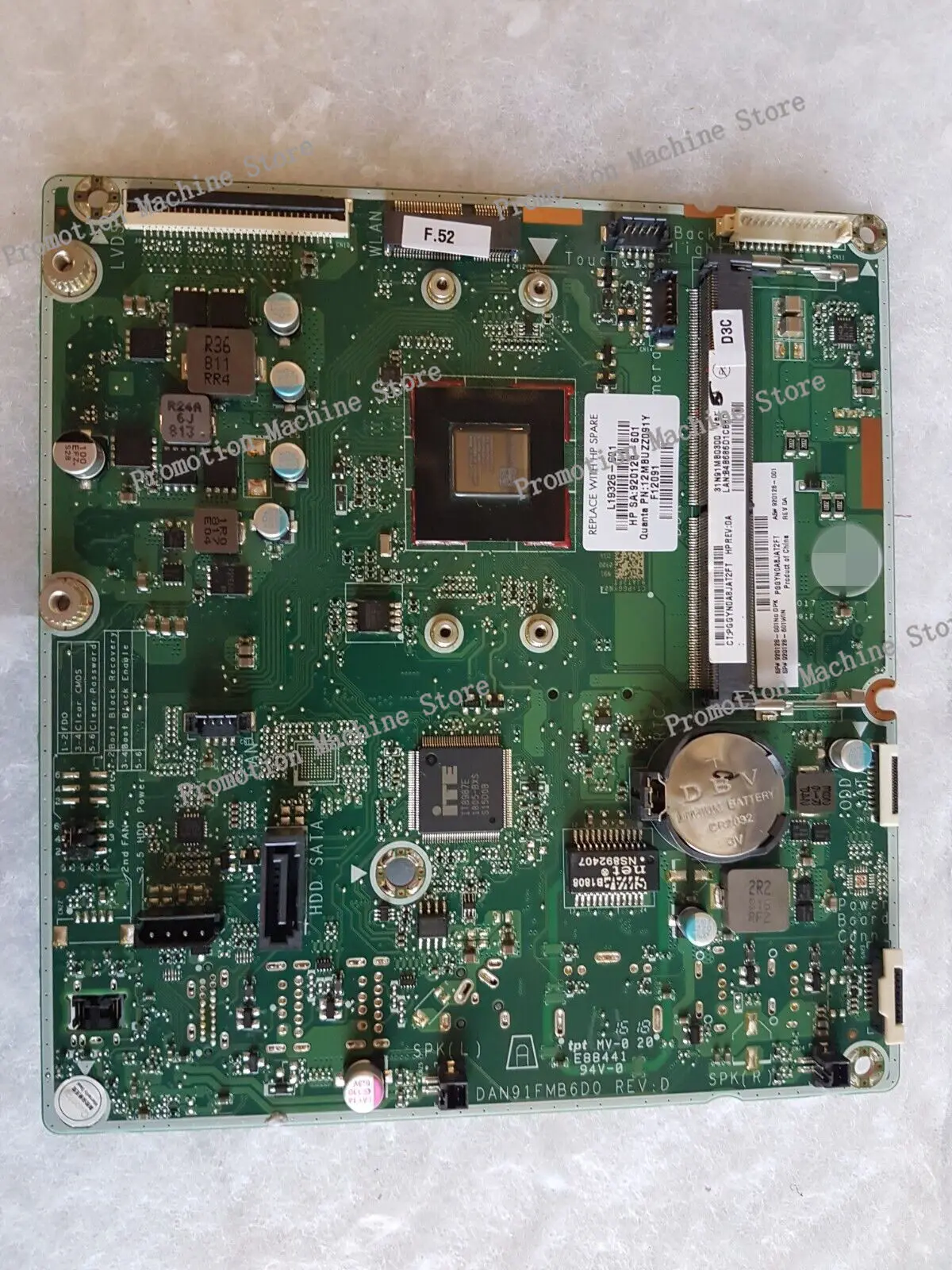 

Восстановленное материнская плата для HP 20-C 22-B AIO с процессором A4-9125 A9-9400 920128-007 920128-607 920128-603 920128-003 DAN91FMB6D0