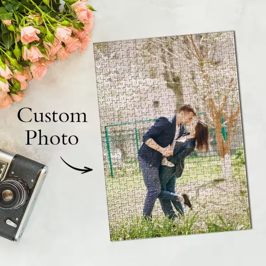 Customized Personalized Photo Puzzle Custom Print Cardboard Jigsaw Special Keepsake Present for All Occasions Home Wall Decor