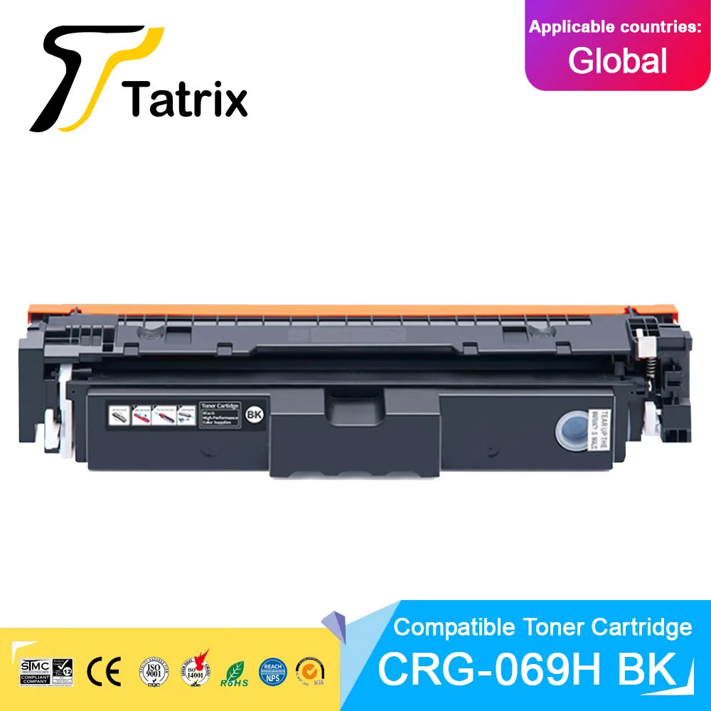 Tatrix CRG069H CRG-069 Premium Compatible Laser Color Toner Cartridge Canon i-SENSYS LBP673Cdw/LBP674CX/LBP672C MF751cdw/752cdw