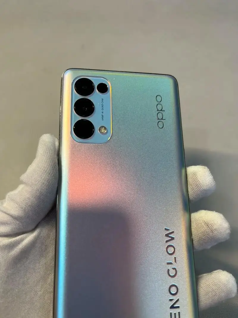 هاتف oppo Reno5 pro+ 5G الذكي Android CPU Qualcomm Snapdragon 865 شاشة 6.55 بوصة 2400x1080px 4500mAh هاتف مستعمل