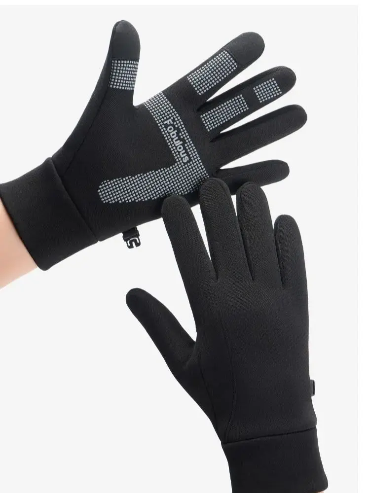 AliExpress Bicycle Gloves for Winter Touch Screen for Warmth Unisex Fitness Motorcycle Riding Outdoor Skiing Waterproof Anti Slip Gloves