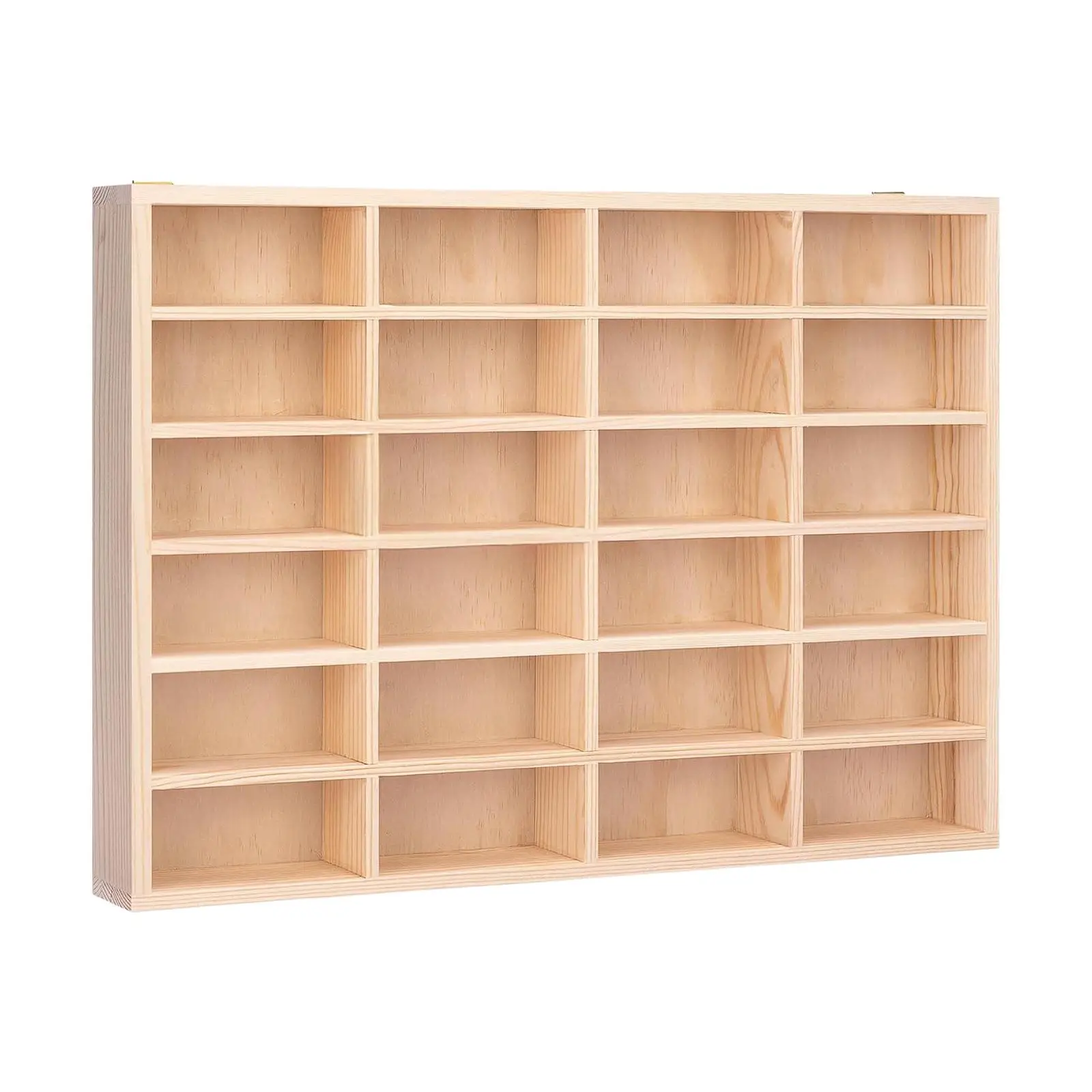 1/64 Model Auto Vitrine Home Decor Decoreren Ambachtelijke Showcase Modern Hout 24-ruimte Muurbevestiging Organizer voor Beeldjes Kantoor
