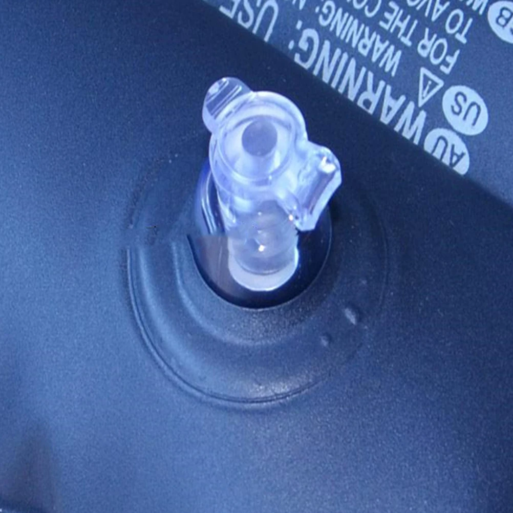 

Inflatable Pillow Lightweight Portable Nap Pillow Camping Accessories Chair Back Cushion Blue Color Ergonomic Design Travel