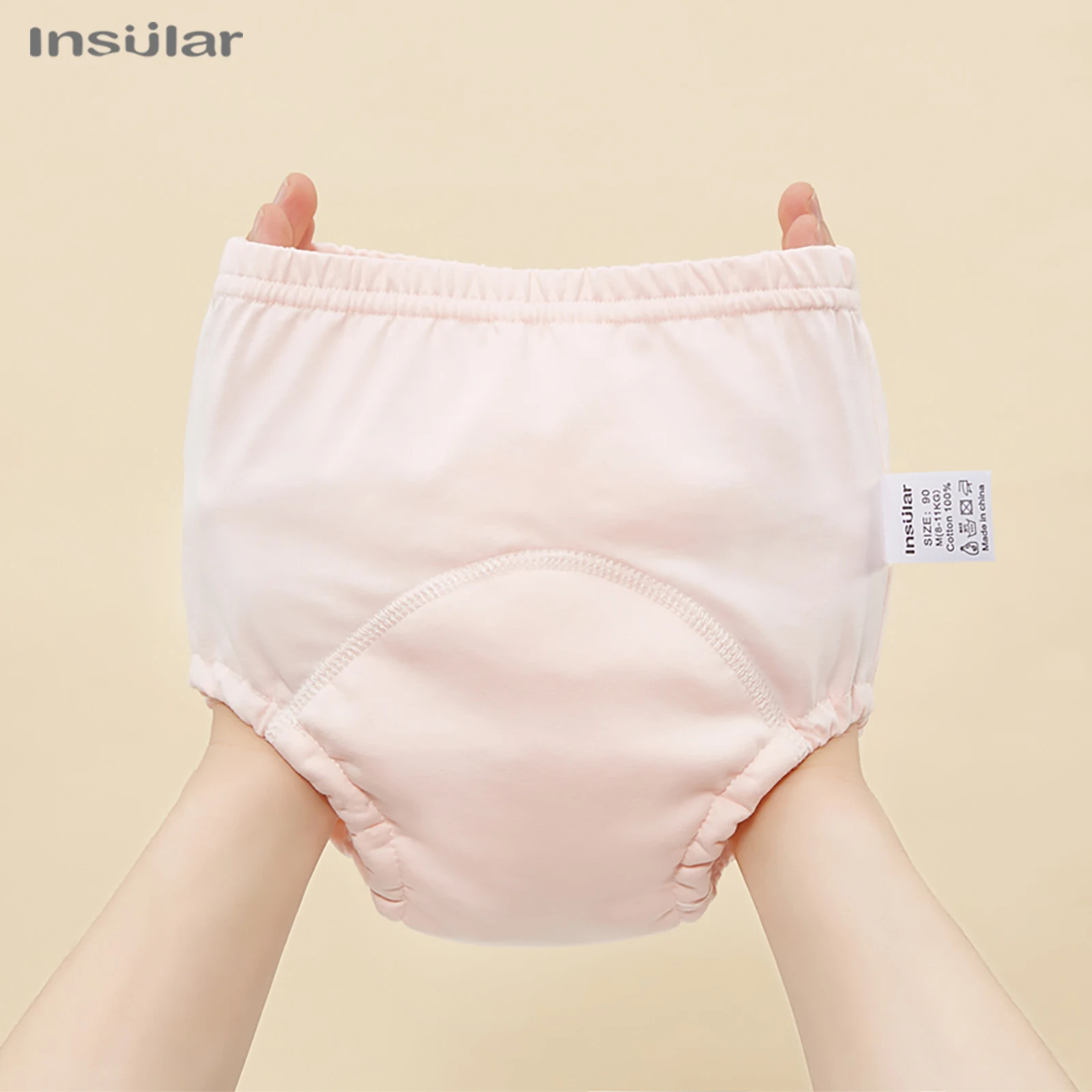 

6 Layer Waterproof Reusable Cotton Baby Training Pants Infant Shorts Underwear Cloth Baby Diaper Nappies Panties Nappy Changing