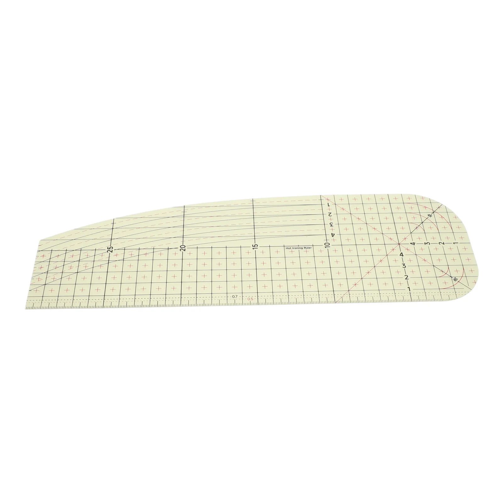 Hemming Ruler Guide for Sewing Machine Hot Pressing Tool Heat Transfer Rulers Hemmer Iron Neckline