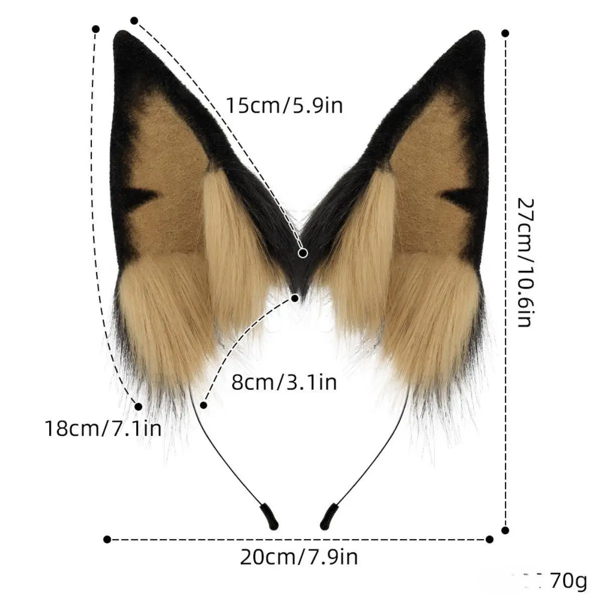 Hondenoren Hoofdband Haarband Feest voor kinderen Volwassenen Cosplay Cartoon Haarhoepel voor