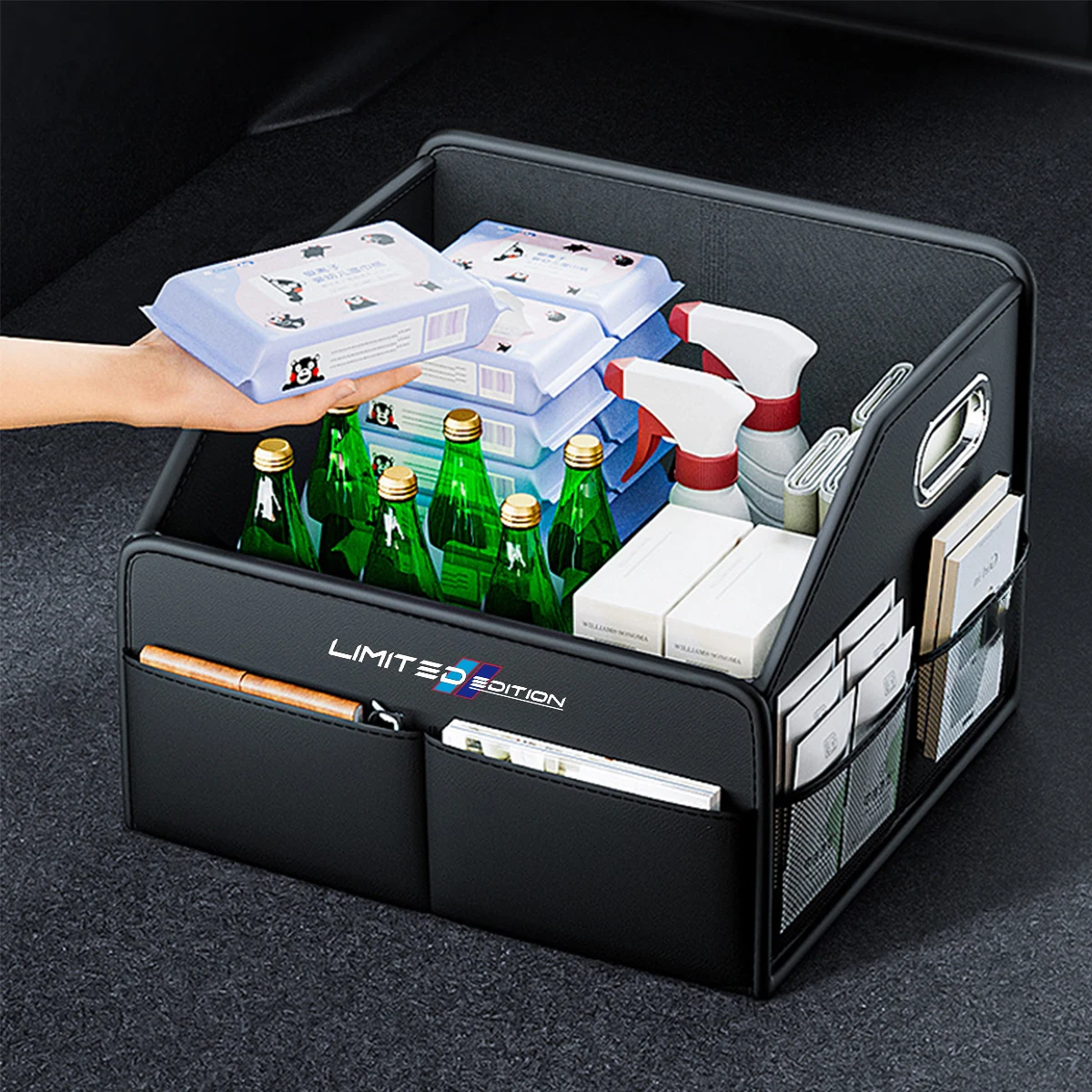 

1 шт. складной ящик для хранения багажника автомобиля для BMW 1 3 5 серии G30 G20 F40 X1 X3 X5 E70 F15 F48 Z4 M3 M4