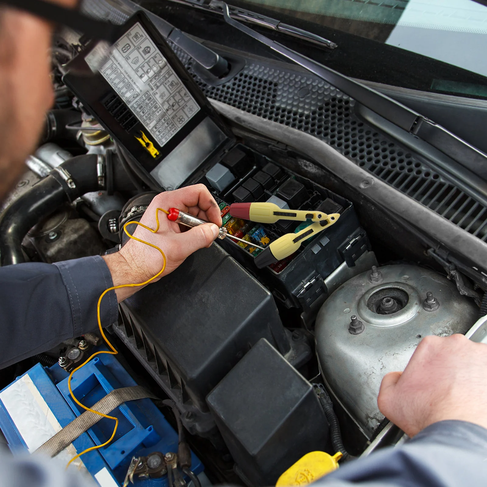 

2Pcs Car Circuit Tester Non-Destructive Piercing Probe for Automotive Wire Testing Electrical Multimeter Piercing Needle Probes