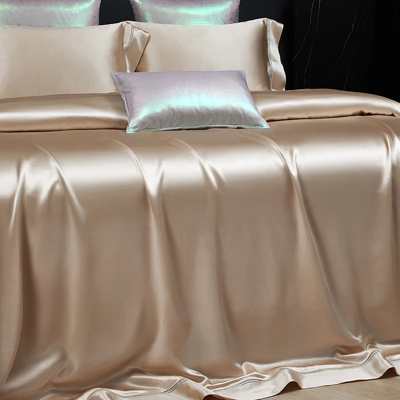Light Luxury 2025 New Mulberry Silk Duvet Cover Grade 6A for Twin 68x90 Inch Double Cocoon Authentic Bedding