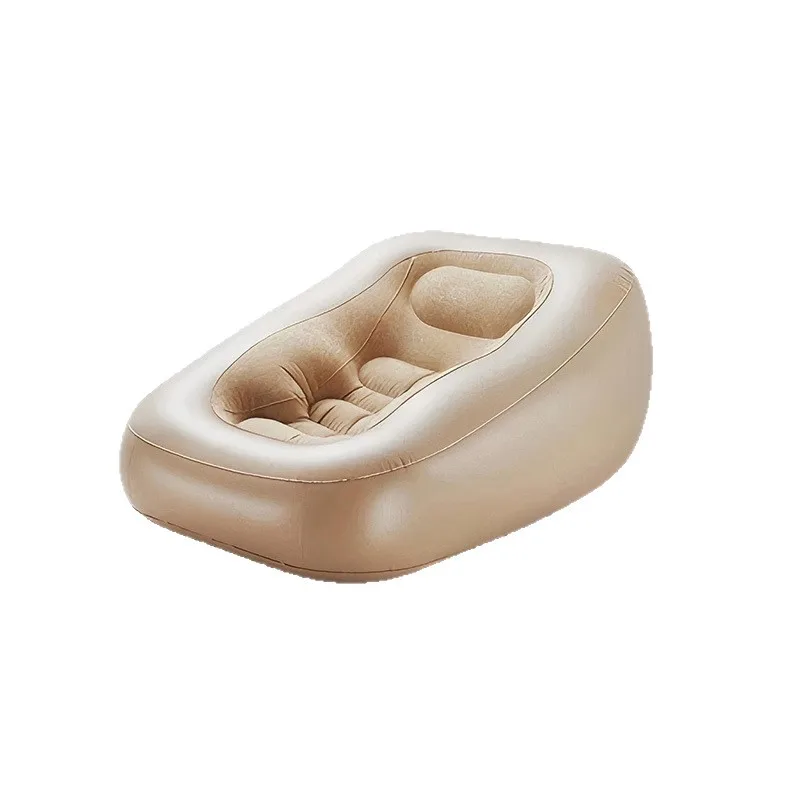 Self Inflating Lazy Sofa Portable Air Lounger Camping Chair with Pillow No Pump Outdoor Automatic Inflatable Couch for Music