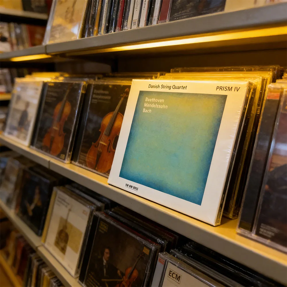 

CD "Prism IV" Is A Chamber Music Album By The Danish String Quartet, Released By ECM Records on 3 June 2022, Recorded in 2018