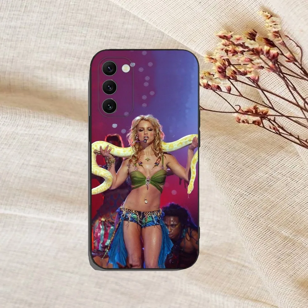 Singer B-Britney S-Spears Phone Case For Samsung Galaxy A20,A21s,A22,A31,A32,A52,A53,A72,73,A80,A91Soft Black Cover