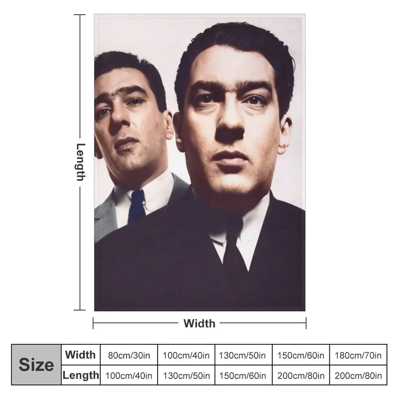 The Kray Twins Throw Blanket Picnic for babies Bed Fashionable Blankets