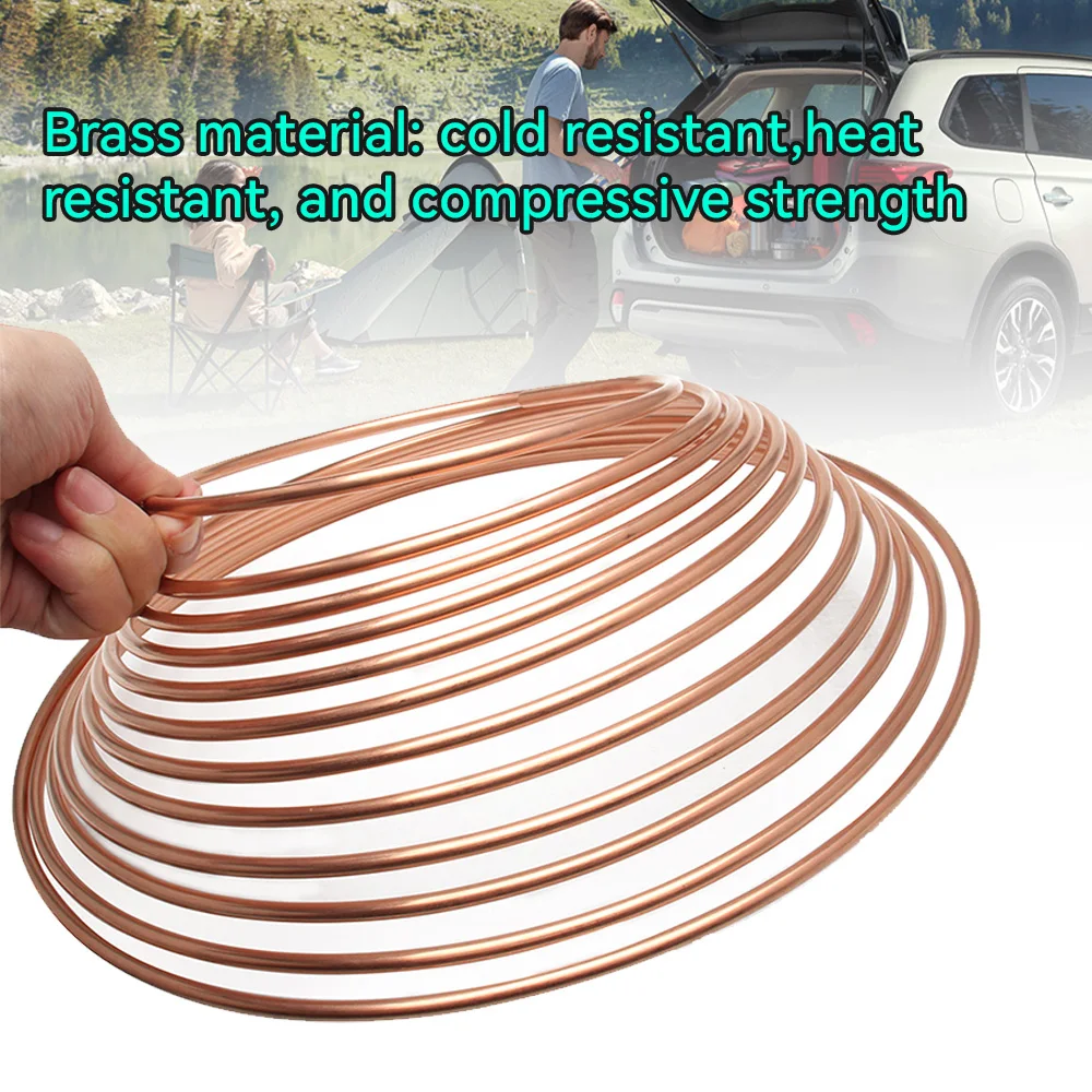 25ft 7.62m Roll Tube Coil Of 3/16 Mosquito Coil Disc Anti-Rust Brake Pipe Hose Line  Copper Nickel Brake Pipe