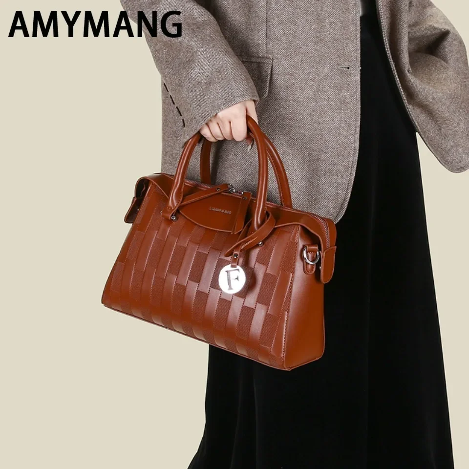 Vintage Handbag Women Luxury 3-piece Set Leather Handbags Women Ladies Big Shoulder Bags Large Totes for Female Sac A Main