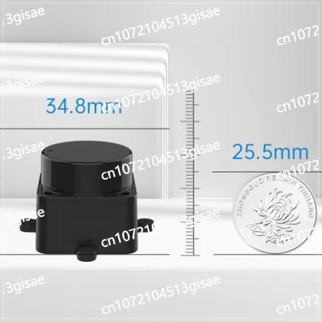 Kit Lidar D800 Mendukung ROS1 dan ROS2, Navigasi SLAM ROS, Sensor Radar Laser Pemindai LDROBOT STL-27L 25M DTOF