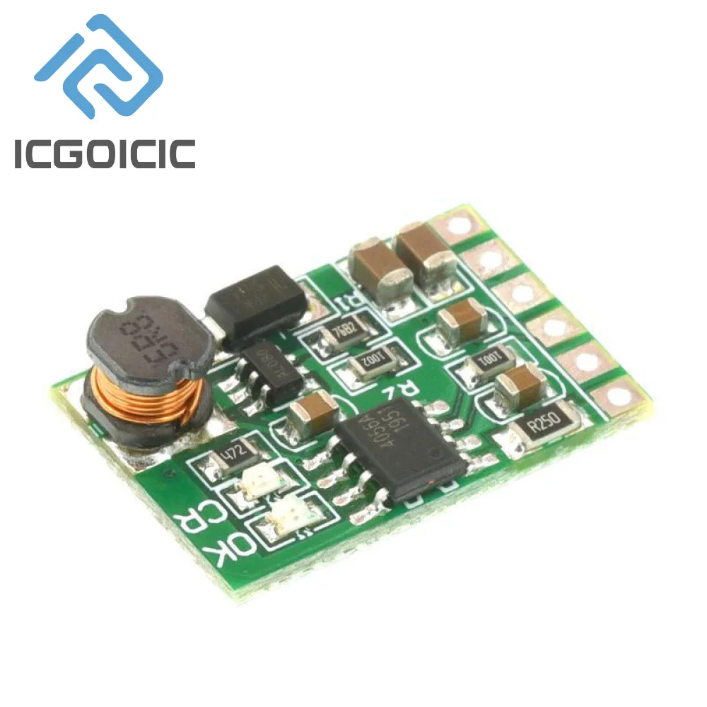 DD05CVSA 3.7 فولت إلى 5 فولت 6 فولت 9 فولت 12 فولت دفعة وحدة محول DC-DC خطوة المتابعة الناتج لبطارية ليثيوم الطاقة الشمسية #4