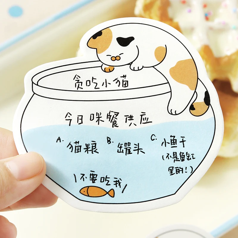 Kawai Stationery NOTE FOR Notes Report Series Cute Cartoon Notebook Writing Message Times Office School Supplies Lovely Memo Pad view 3