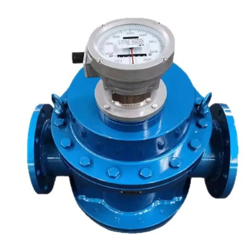 Mechanical spiral double rotor flowmeter