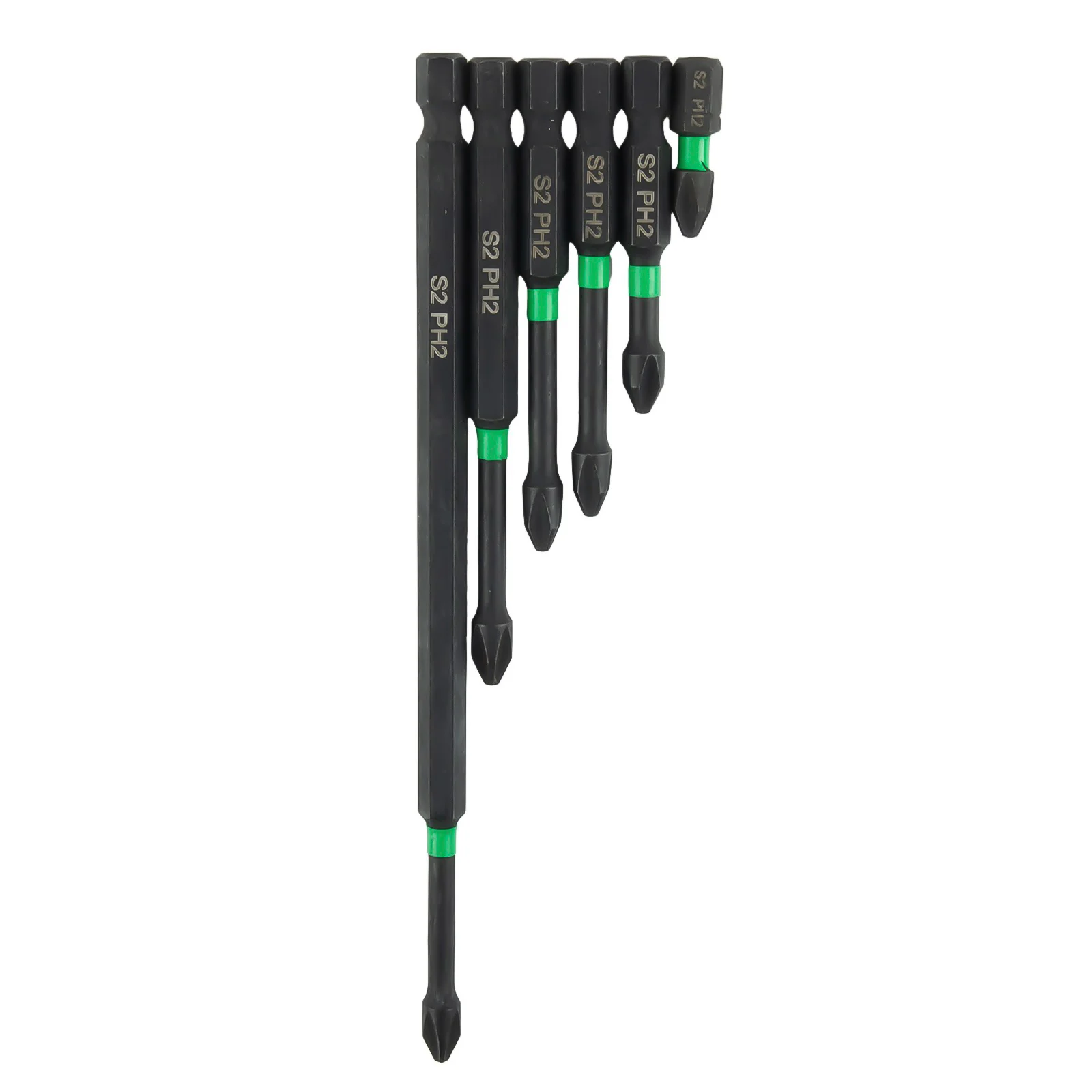 6 pezzi cacciavite a croce PH2 lotto magnetico testa punte per cacciavite in acciaio legato cacciavite antiscivolo 25 50 65 70 90 150mm