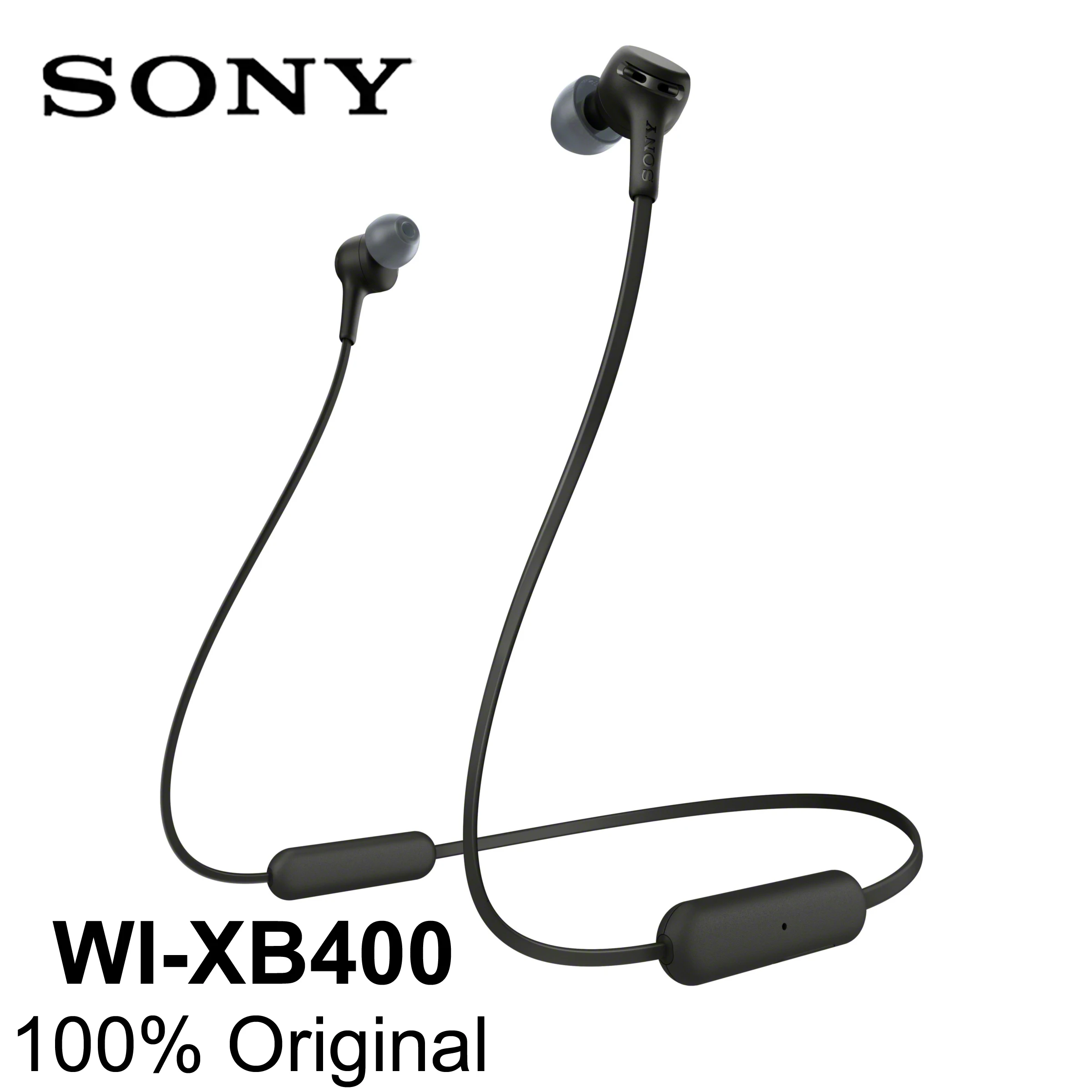 Audífonos Intrauditivos Inalámbricos Originales Sony Wi-Xb400 con Bluetooth, Carga Rápida, Controladores de 12 mm y Micrófono