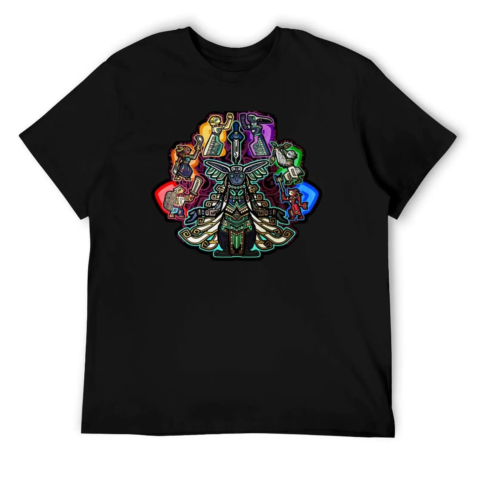 

Stained Glass TotK Meditation Session Alt T-Shirt t shirt man designer t shirt man luxury T-Shirt