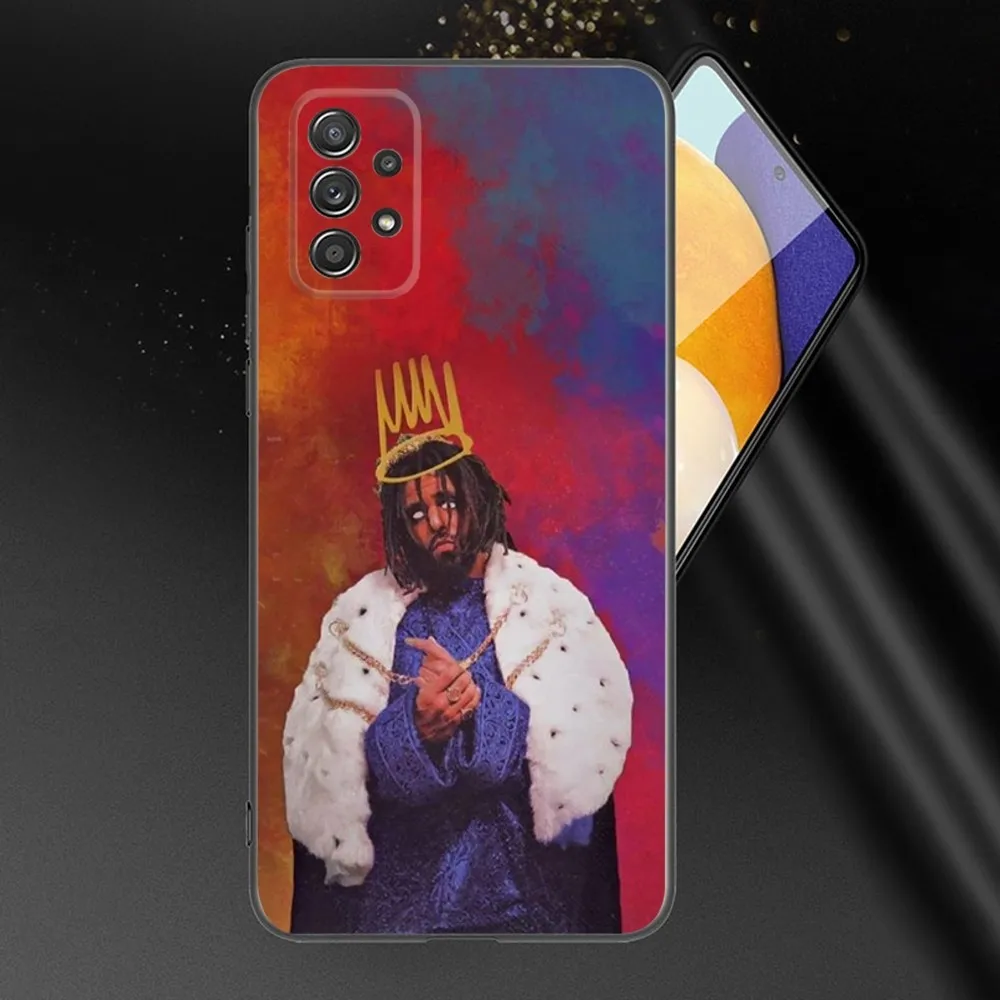 Rapper J C-Cole Phone Case For Samsung Galaxy A13,A21s,A22,A31,A32,A52,A53,A71,A80,A91 Soft Black Phone Cover