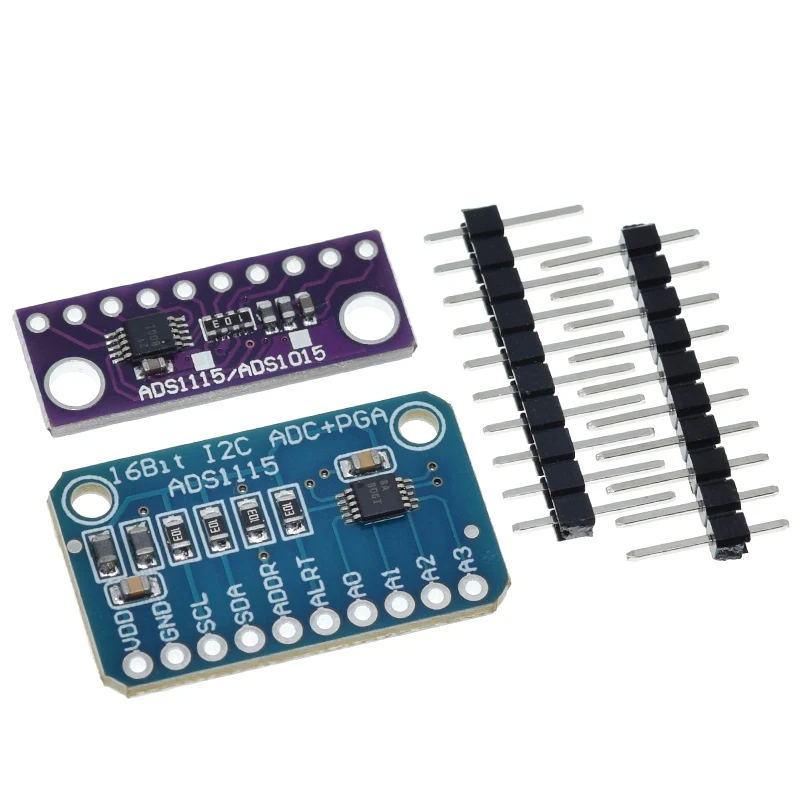 1/5PCS ADS1115 TZT 16 Bit I2C Modul Präzision ADC 4 Kanal Entwicklung Board Pro Gain Verstärker 2,0 V bis 5,5 V für Arduino – Detail 13