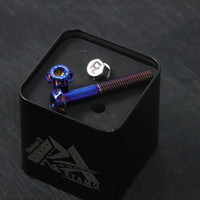 FLAWLESSTI Gr5 Titanium Anti-theft Bolt M10X20-70 1.25/1.5 For Yamaha Xmax 300 Nmax v1 v2 Vespa Sprint 150 Primavera 150 S 150