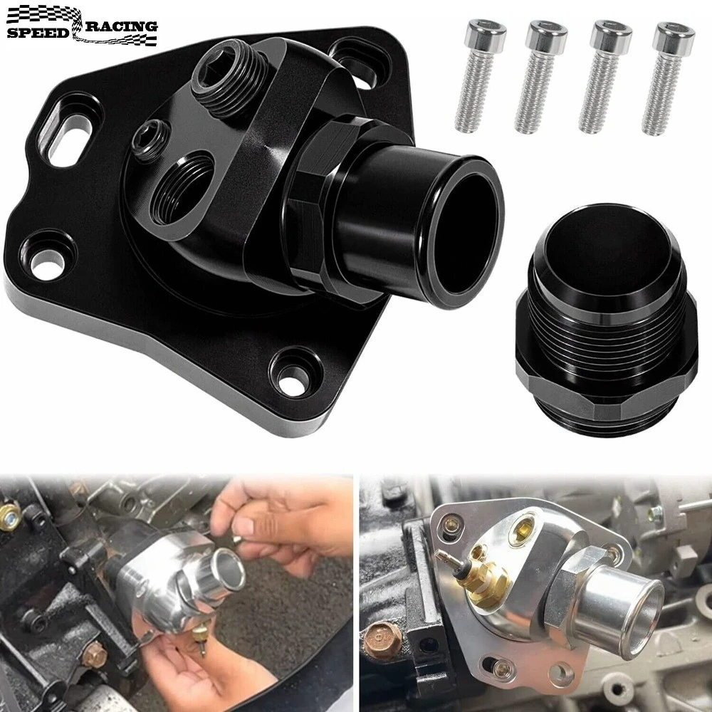 

Черный поворотный шейный термостат для радиатора Honda K20 K24 K24Z K-Series для Honda Civic Accord Integra RSX TSX CR-V