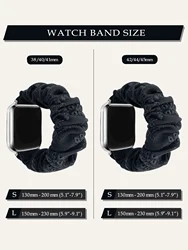 Compatible with Apple Watch Bands Scrunchies 38mm 40mm 41mm 42 mm 44mm 45mm Women