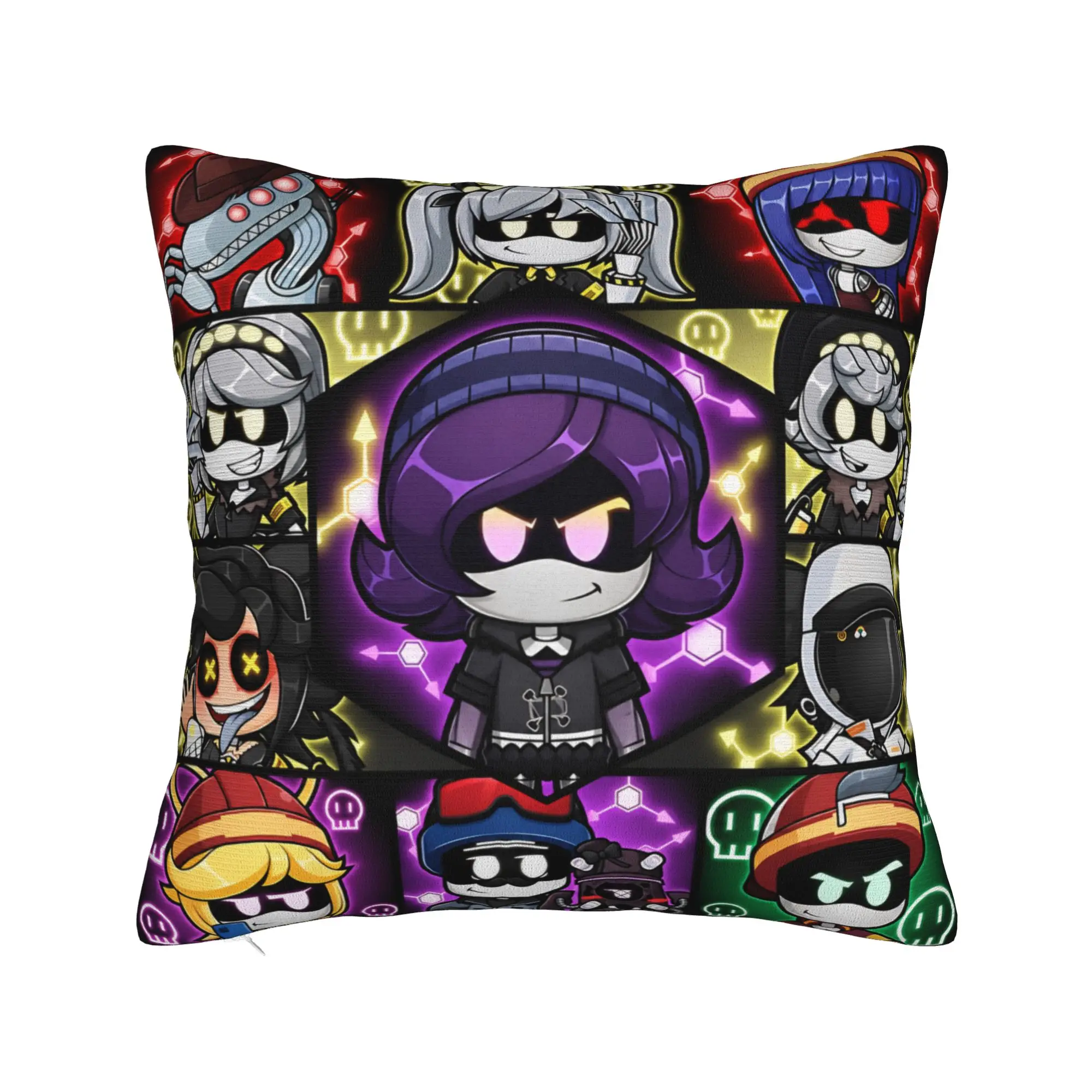 Murder Drones Uzi Doorman  Pillow Cover  Soft Cushion Cover Morden Pillow Case For Office Car Home Decor