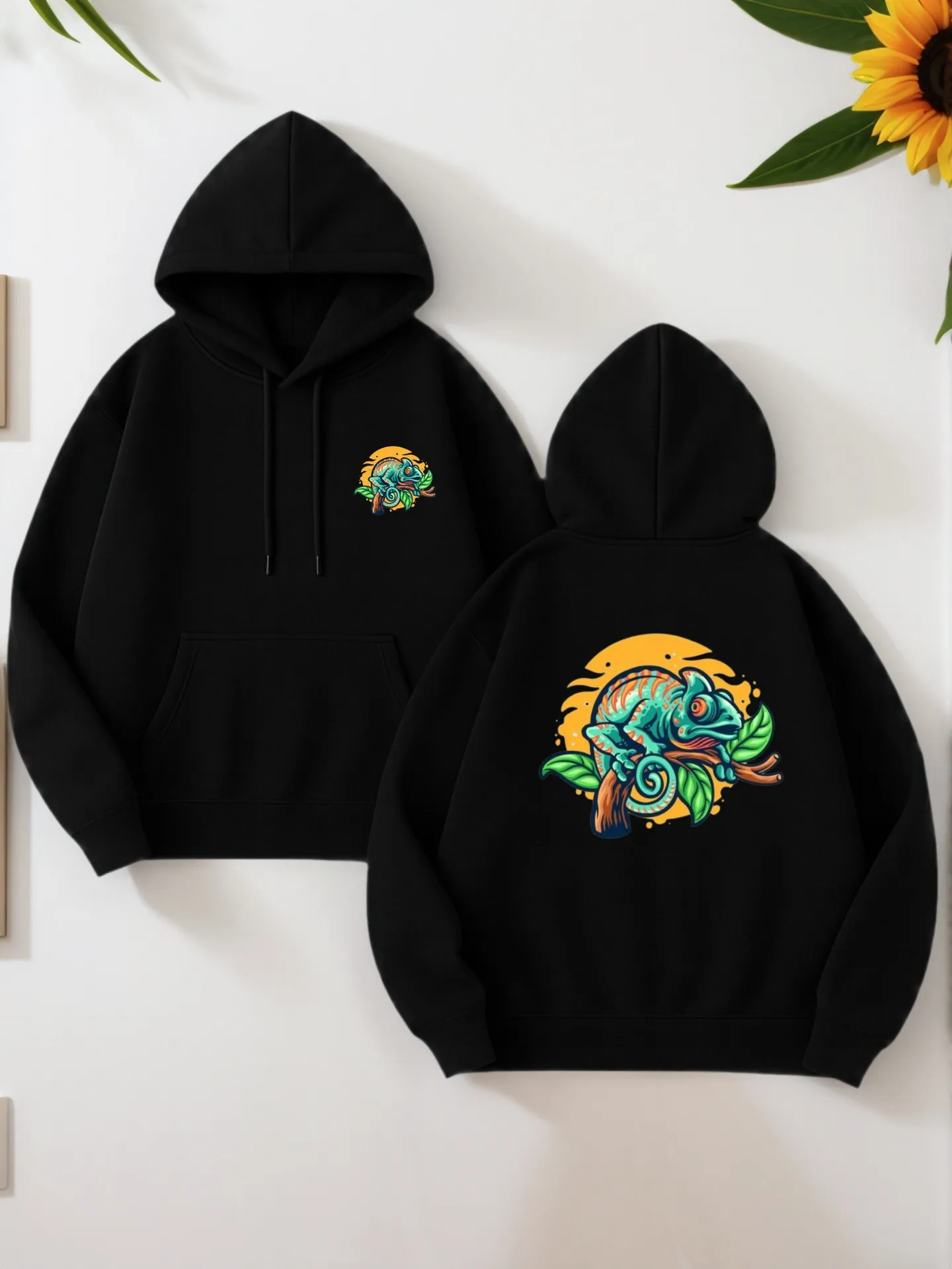 هوديي جرافيك للرجال، طباعة عاطفة حرق، نمط ملابس الشارع، كاجوال للرجال، قماش ناعم، للارتداء اليومي #1