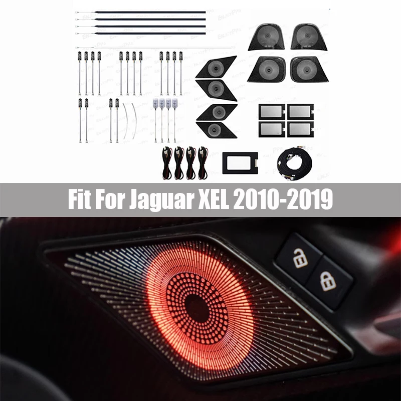 Atmosphere Lamp Fit for Jaguar XEL 2010 2011 2012 - 2019 Style Luminous Horn Cover Ambient Light Modified Car Interior Parts