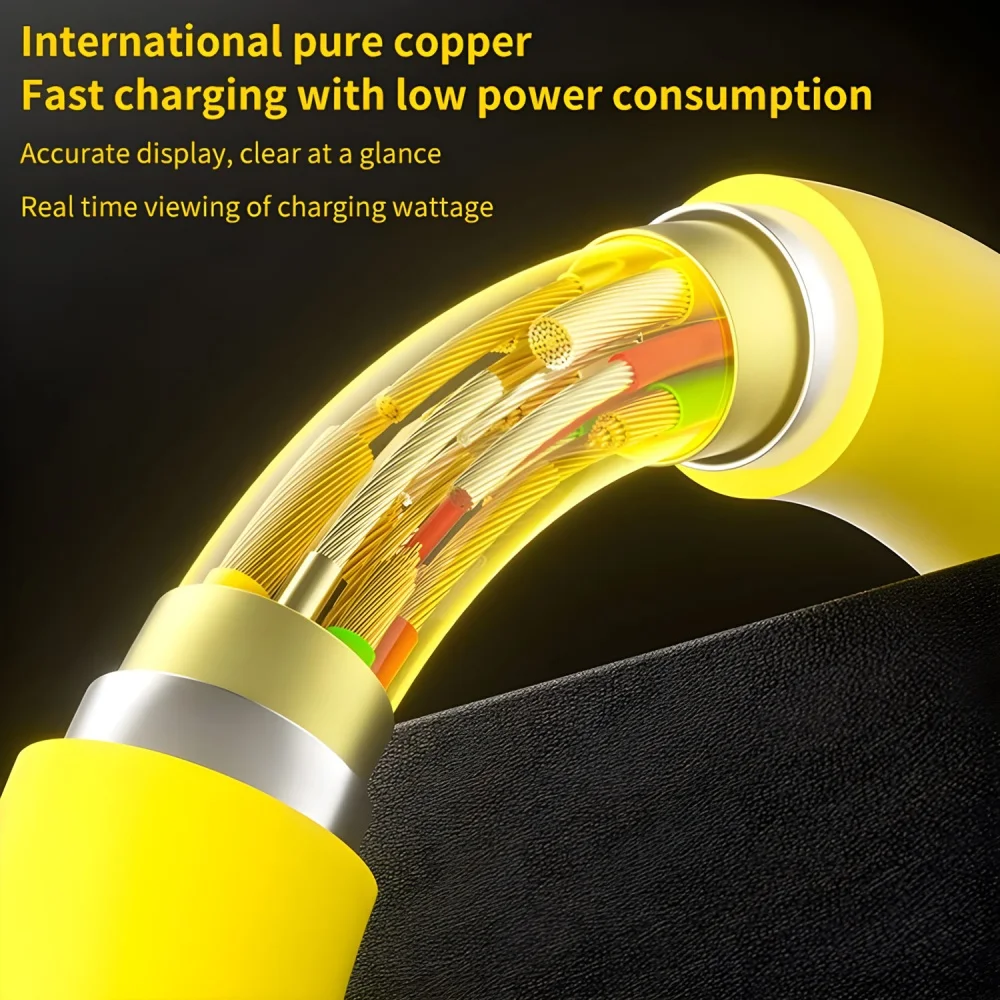 4-in-1 Telescopic Spring Cable 65W 6A USB C to Type C Quick Charger Data Cord for iPhone 15 16 14 13 X Fast Charging USB C Cable view 3