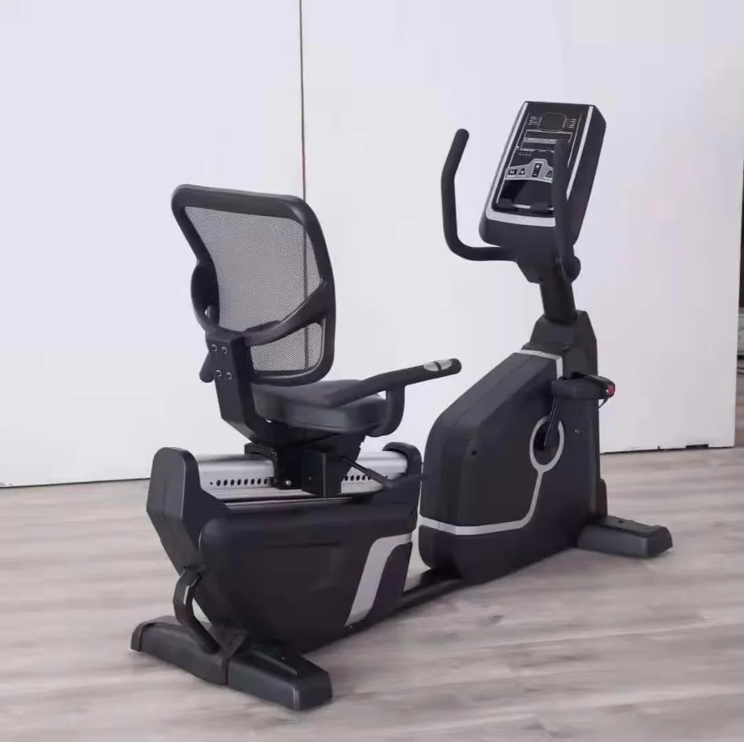 

Commercial Recumbent Exercise Bike With LED Display Magnetic Resistance Custom Logo Cardio Fitness Equipment For Home Gym Use