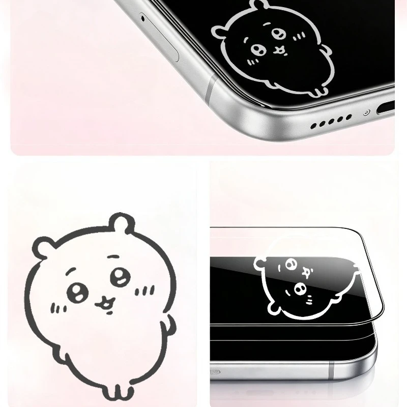 Anime Cartoon Kawaii Chiikawa Peeping Prevention Mobile Phone Toughened Film Applicable To Apple 18 High Definition Protect New view 3